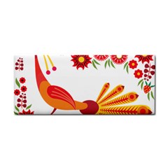 Peacock Pattern Hand Towel by Mariart