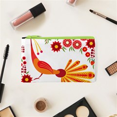 Peacock Pattern Cosmetic Bag (xs) by Mariart