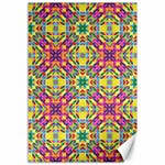 Triangle Mosaic Pattern Repeating Canvas 12  x 18  11.88 x17.36  Canvas - 1