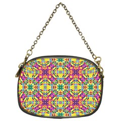 Triangle Mosaic Pattern Repeating Chain Purse (one Side) by Mariart