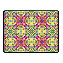 Triangle Mosaic Pattern Repeating Fleece Blanket (small) by Mariart