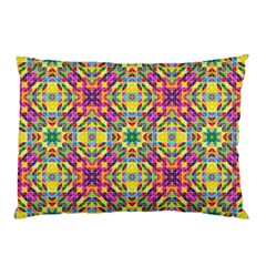 Triangle Mosaic Pattern Repeating Pillow Case (two Sides) by Mariart