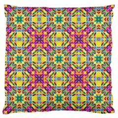 Triangle Mosaic Pattern Repeating Large Cushion Case (one Side) by Mariart