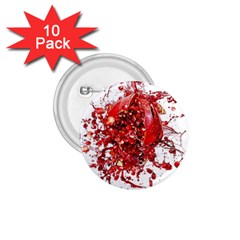 Red Pomegranate Fried Fruit Juice 1 75  Buttons (10 Pack) by Mariart