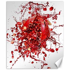 Red Pomegranate Fried Fruit Juice Canvas 8  X 10  by Mariart