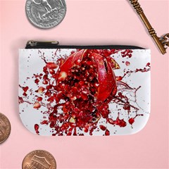 Red Pomegranate Fried Fruit Juice Mini Coin Purse by Mariart