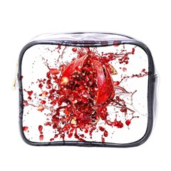 Red Pomegranate Fried Fruit Juice Mini Toiletries Bag (one Side) by Mariart