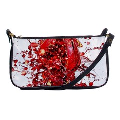 Red Pomegranate Fried Fruit Juice Shoulder Clutch Bag by Mariart