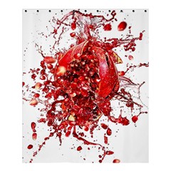 Red Pomegranate Fried Fruit Juice Shower Curtain 60  X 72  (medium)  by Mariart