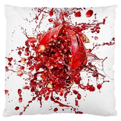 Red Pomegranate Fried Fruit Juice Large Cushion Case (one Side) by Mariart