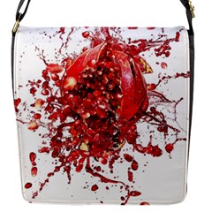 Red Pomegranate Fried Fruit Juice Flap Closure Messenger Bag (s) by Mariart