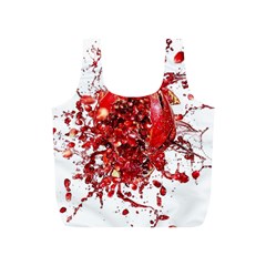 Red Pomegranate Fried Fruit Juice Full Print Recycle Bag (s) by Mariart