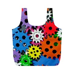 The Gears Are Turning Full Print Recycle Bag (m) by WensdaiAmbrose