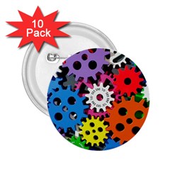 The Gears Are Turning 2.25  Buttons (10 pack) 