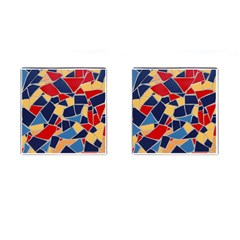 Pattern Tile Wall Background Cufflinks (square) by Pakrebo