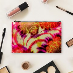 Fractal Mandelbrot Art Wallpaper Cosmetic Bag (medium) by Pakrebo