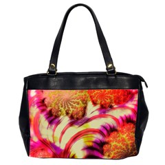 Fractal Mandelbrot Art Wallpaper Oversize Office Handbag (2 Sides) by Pakrebo