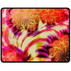 Fractal Mandelbrot Art Wallpaper Fleece Blanket (medium)  by Pakrebo