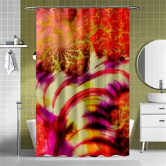 Fractal Mandelbrot Art Wallpaper Shower Curtain 48  X 72  (small)  by Pakrebo