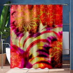 Fractal Mandelbrot Art Wallpaper Shower Curtain 60  X 72  (medium)  by Pakrebo