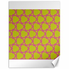 Pattern Background Structure Pink Canvas 12  X 16  by Pakrebo