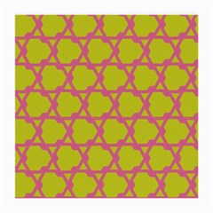 Pattern Background Structure Pink Medium Glasses Cloth (2-side) by Pakrebo