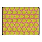 Pattern Background Structure Pink Double Sided Fleece Blanket (Small)  45 x34  Blanket Front