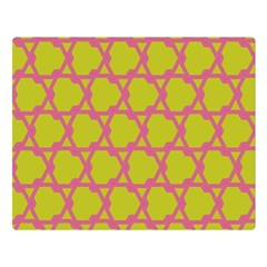 Pattern Background Structure Pink Double Sided Flano Blanket (large)  by Pakrebo