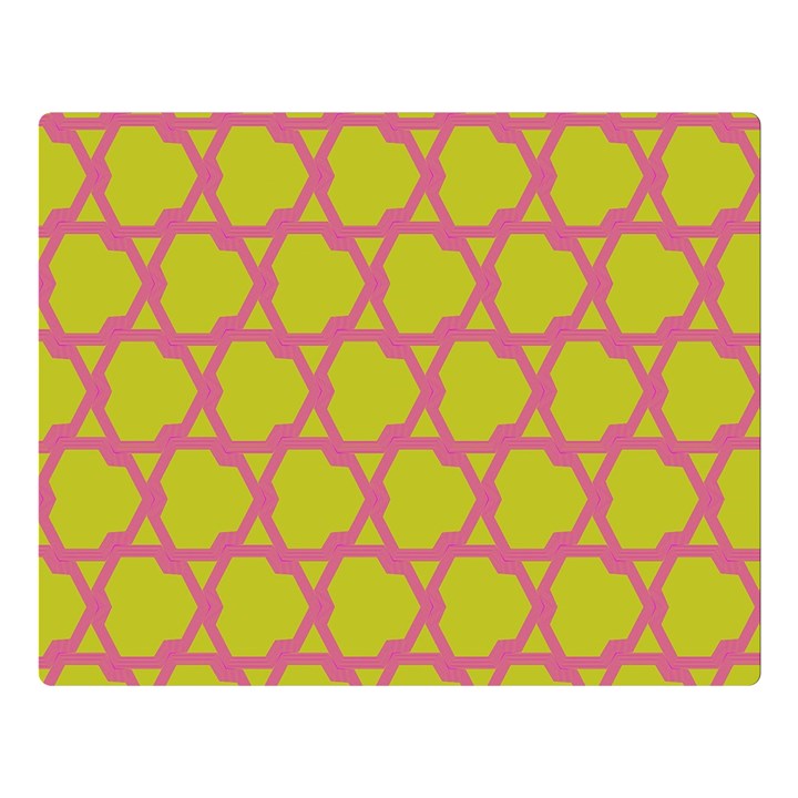 Pattern Background Structure Pink Double Sided Flano Blanket (Large) 