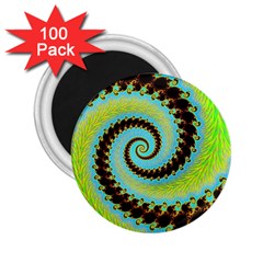 Fractal Julia Mandelbrot Art 2 25  Magnets (100 Pack)  by Pakrebo