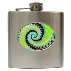 Fractal Julia Mandelbrot Art Hip Flask (6 Oz) by Pakrebo