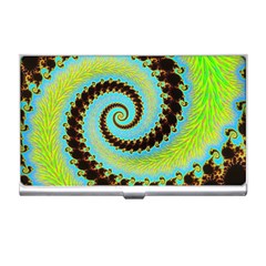 Fractal Julia Mandelbrot Art Business Card Holder by Pakrebo