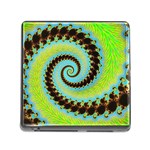 Fractal Julia Mandelbrot Art Memory Card Reader (Square 5 Slot) Front