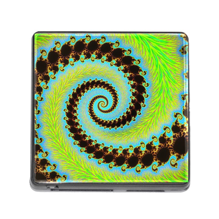 Fractal Julia Mandelbrot Art Memory Card Reader (Square 5 Slot)