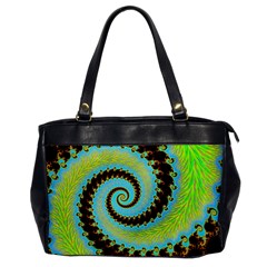 Fractal Julia Mandelbrot Art Oversize Office Handbag by Pakrebo