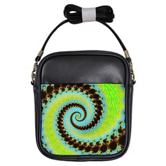 Fractal Julia Mandelbrot Art Girls Sling Bag by Pakrebo