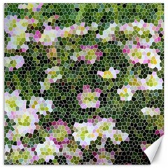 Mosaic Structure Pattern Background Canvas 16  X 16  by Pakrebo