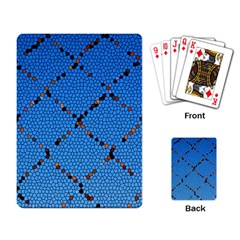 Pattern Structure Background Blue Playing Cards Single Design by Pakrebo