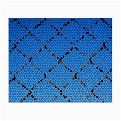 Pattern Structure Background Blue Small Glasses Cloth (2-side) by Pakrebo