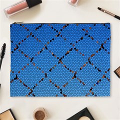 Pattern Structure Background Blue Cosmetic Bag (xl) by Pakrebo