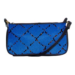 Pattern Structure Background Blue Shoulder Clutch Bag by Pakrebo