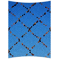 Pattern Structure Background Blue Back Support Cushion by Pakrebo