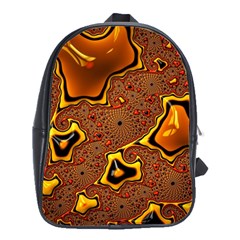 Fractal Julia Mandelbrot Art School Bag (large) by Pakrebo