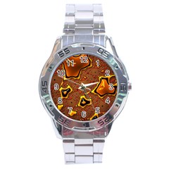 Fractal Julia Mandelbrot Art Stainless Steel Analogue Watch by Pakrebo