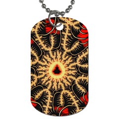 Fractal Julia Mandelbrot Art Dog Tag (two Sides) by Pakrebo