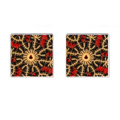 Fractal Julia Mandelbrot Art Cufflinks (square) by Pakrebo