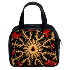 Fractal Julia Mandelbrot Art Classic Handbag (two Sides) by Pakrebo