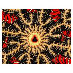 Fractal Julia Mandelbrot Art Double Sided Flano Blanket (medium)  by Pakrebo