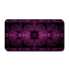 Fractal Magenta Pattern Geometry Medium Bar Mats by Pakrebo