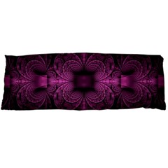 Fractal Magenta Pattern Geometry Body Pillow Case Dakimakura (two Sides) by Pakrebo